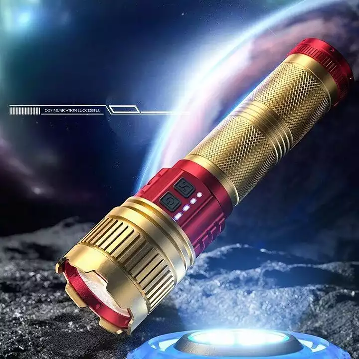 【SG-G400】🔥Last Day Promotion 80% OFF🔥LED Rechargeable Tactical Laser Zoom Flashlight